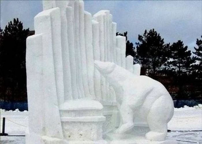 snow sculpture