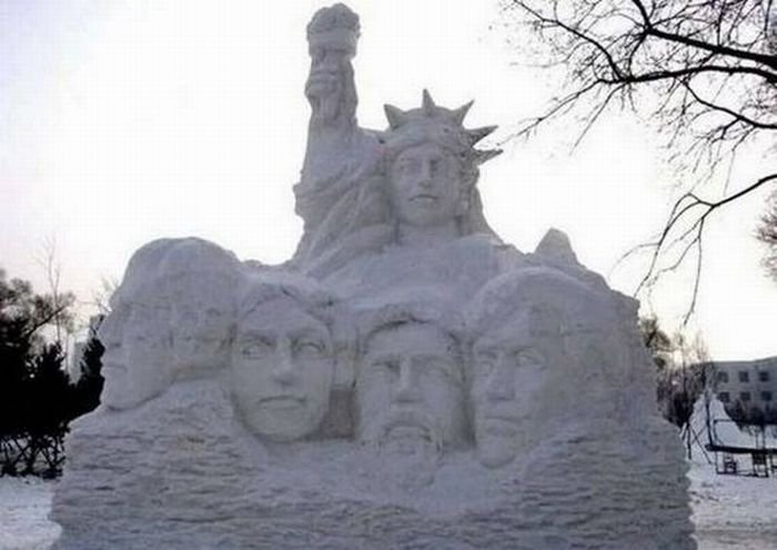 snow sculpture