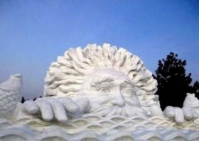 snow sculpture