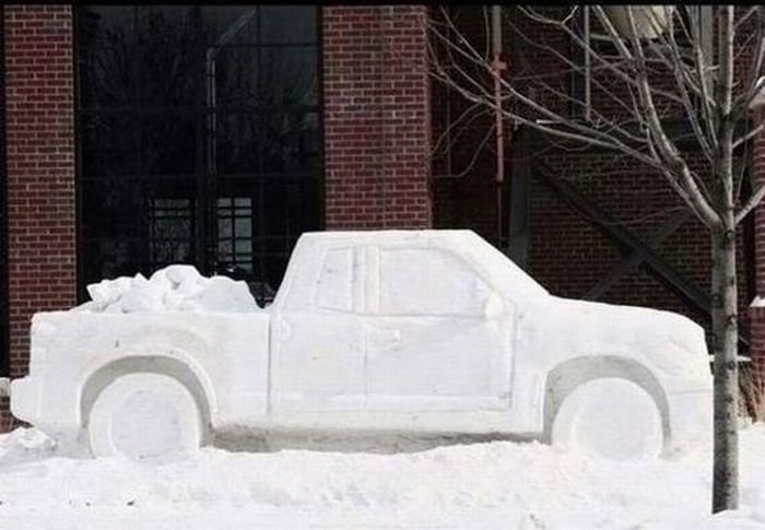 snow sculpture