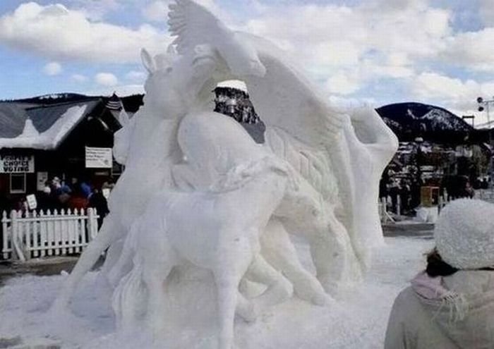 snow sculpture