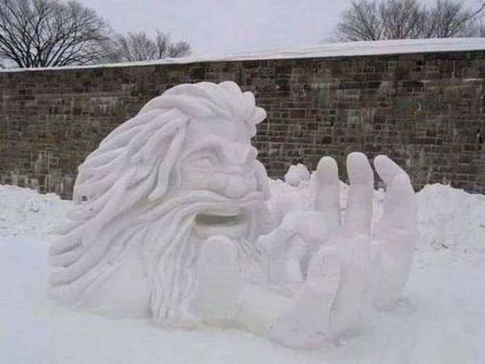 snow sculpture