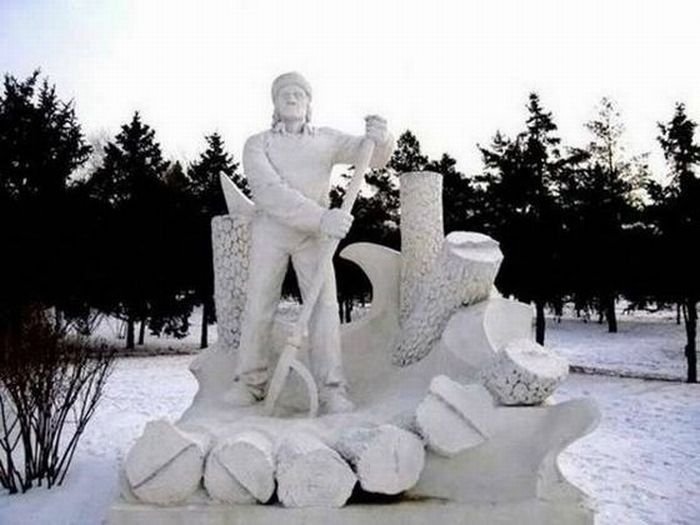 snow sculpture