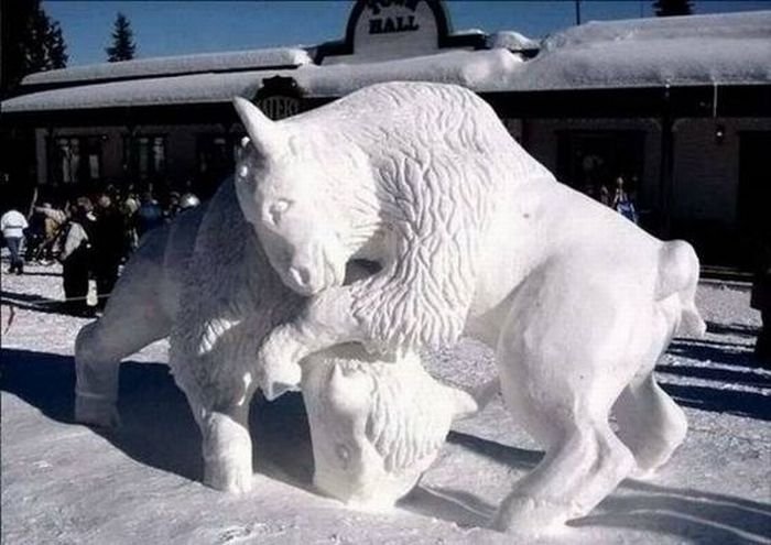snow sculpture