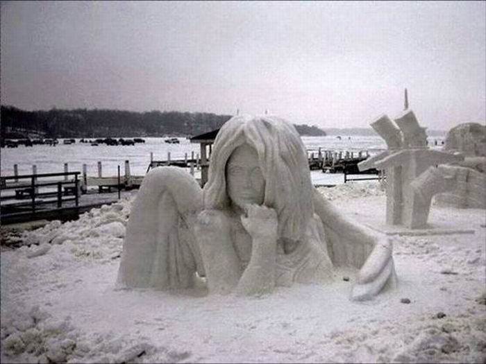snow sculpture