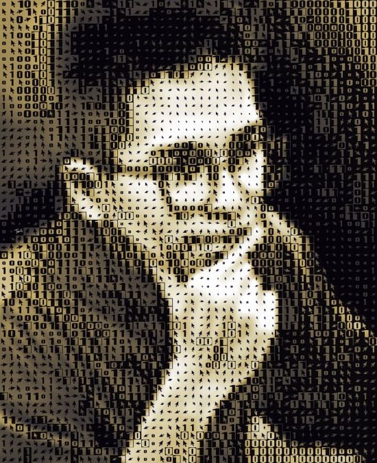 photographic mosaic portrait