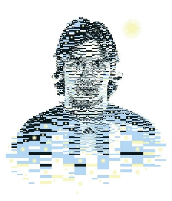 photographic mosaic portrait