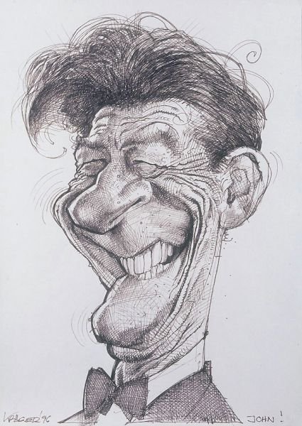 Celebrity caricatures by Sebastian Krüger