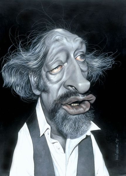 Celebrity caricatures by Sebastian Krüger