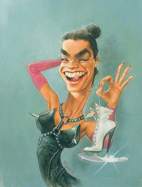 Celebrity caricatures by Sebastian Krüger