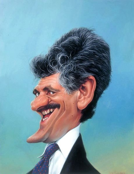 Celebrity caricatures by Sebastian Krüger