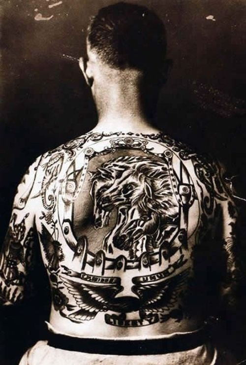 History: creative tattoo of the past