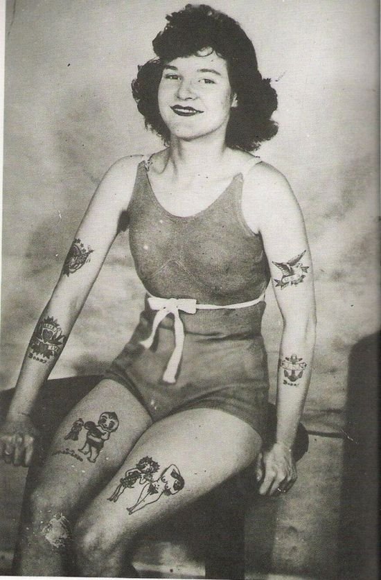 History: creative tattoo of the past