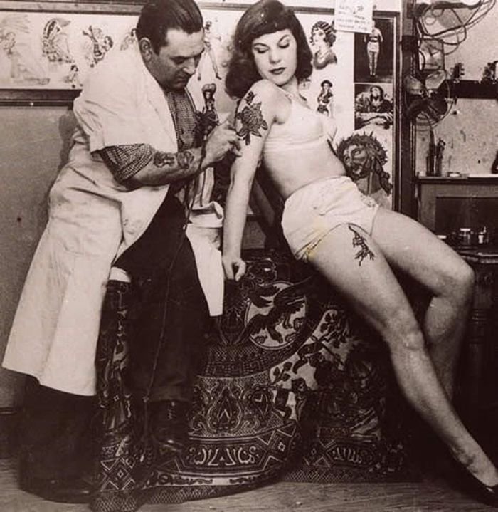 History: creative tattoo of the past