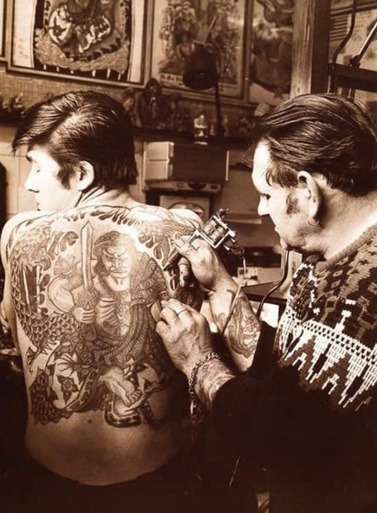 History: creative tattoo of the past