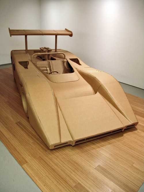 Cardboard vehicle by Chris Gilmour