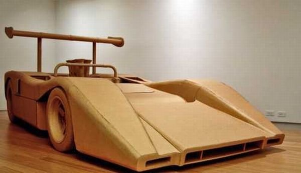 Cardboard vehicle by Chris Gilmour