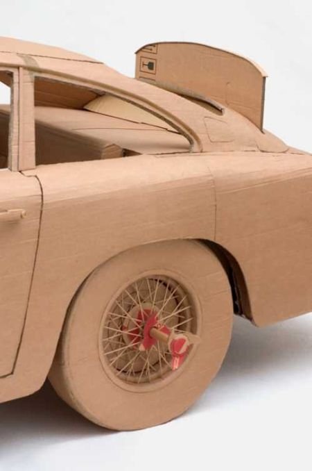 Cardboard vehicle by Chris Gilmour