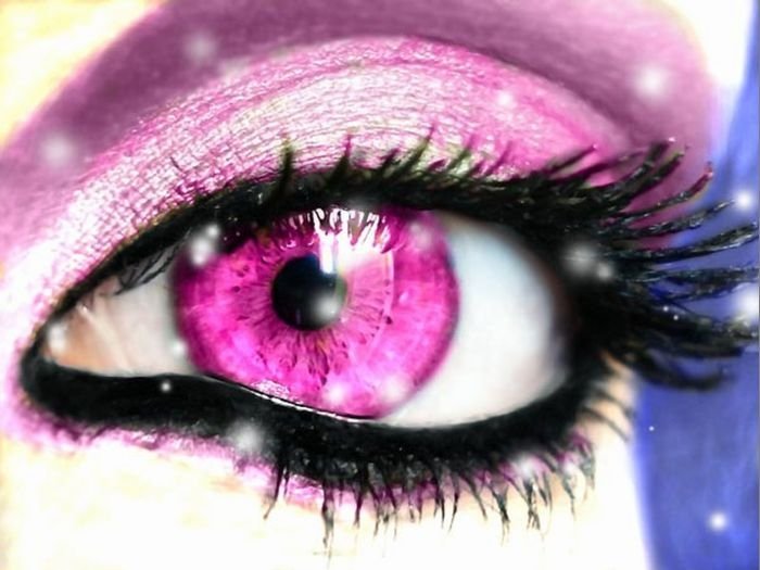 eye makeup detail