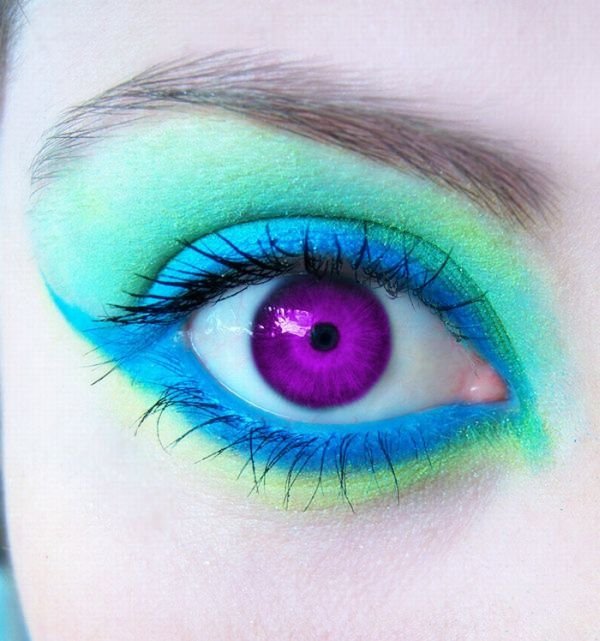 eye makeup detail