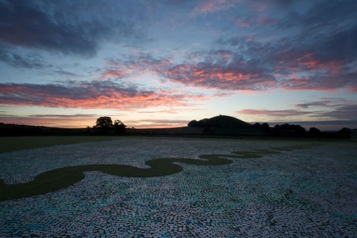 CD sea  by Bruce Munro