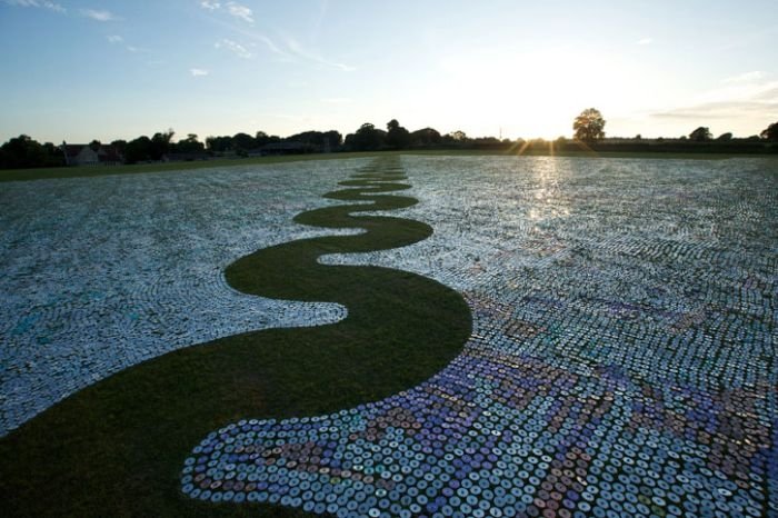 CD sea  by Bruce Munro