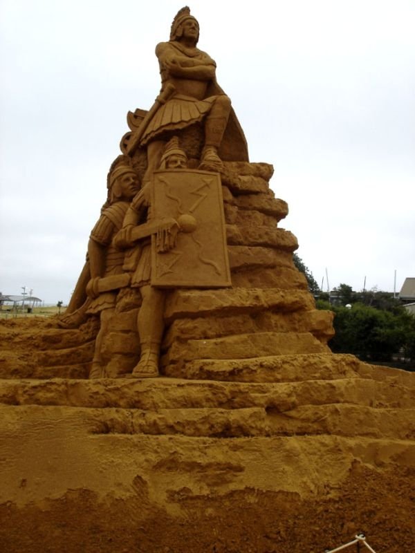 sand sculpture