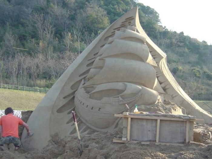 sand sculpture