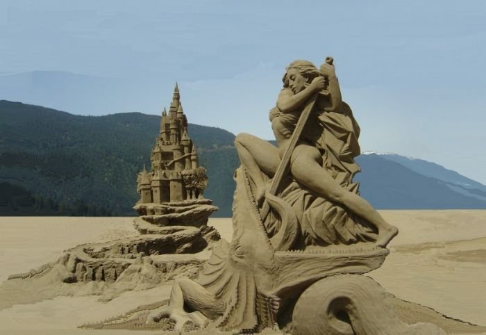 sand sculpture