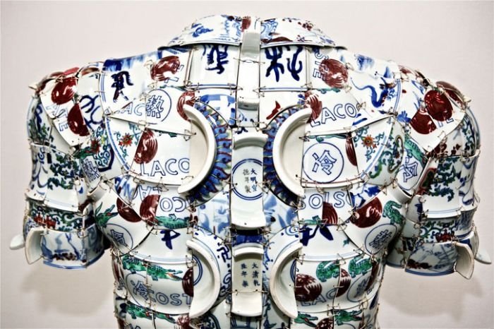 Porcelain clothes by Li Xiaofeng