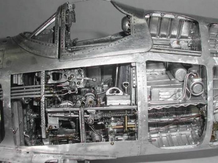 Aluminum airplane model by Young C. Park