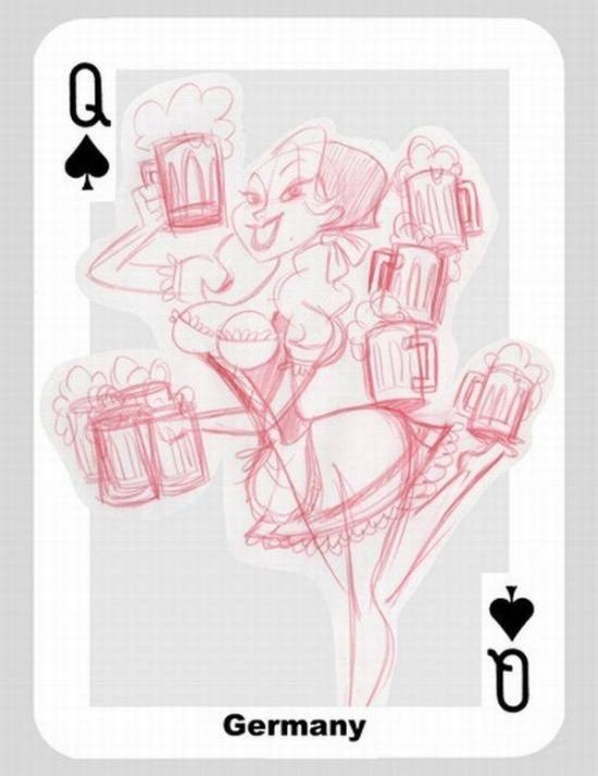 queen playing card