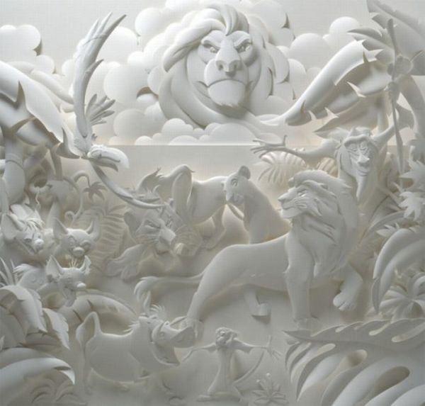 Paper sculpture by Jeff Nishinaka