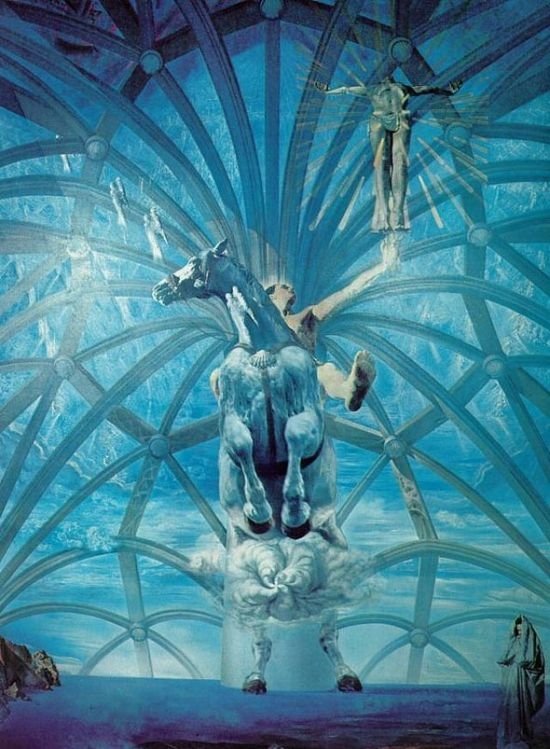 Optical illusions, Salvador Dali
