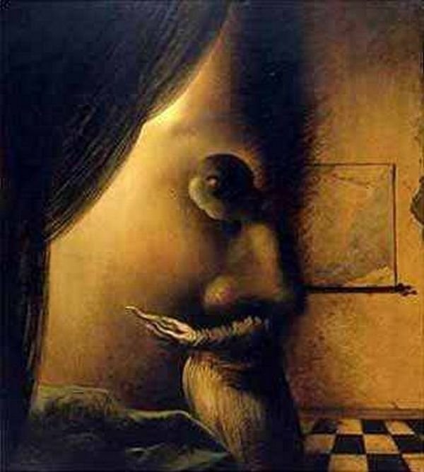 Optical illusions, Salvador Dali