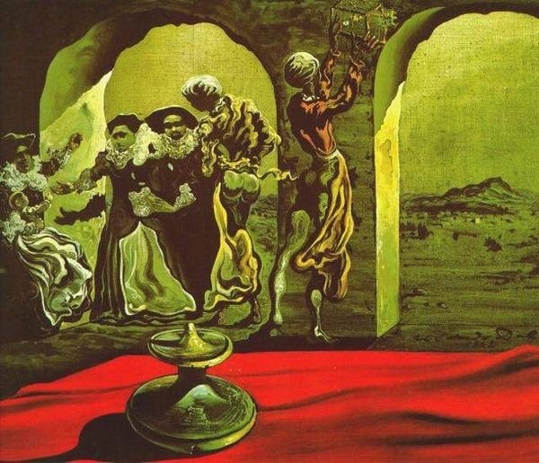 Optical illusions, Salvador Dali