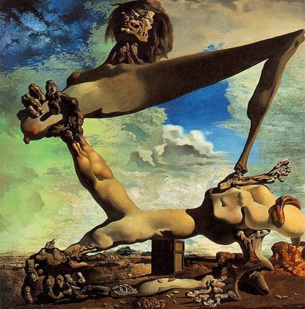 Optical illusions, Salvador Dali