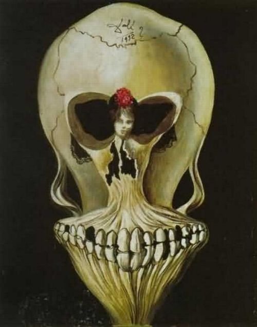 Optical illusions, Salvador Dali