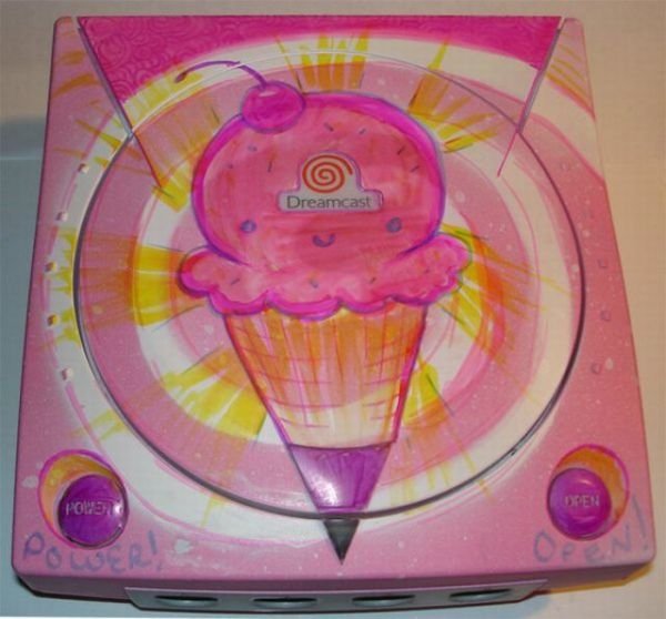 painted game consoles