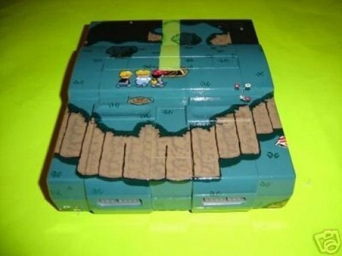 painted game consoles