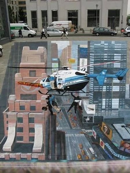 3D street art