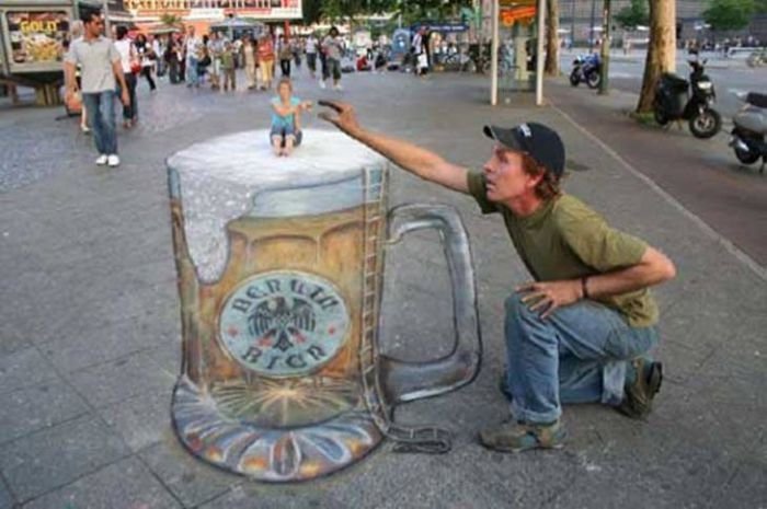 3D street art