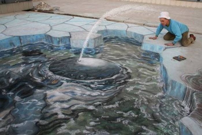 3D street art