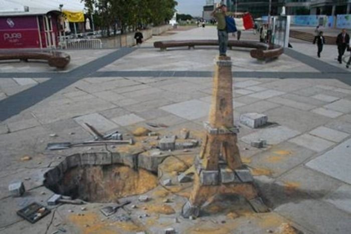 3D street art