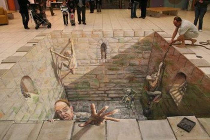 3D street art