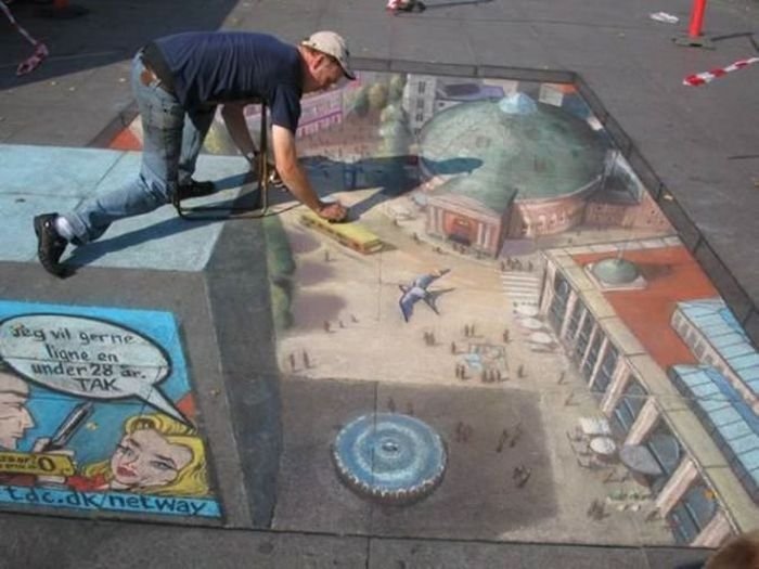 3D street art