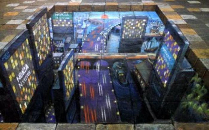 3D street art