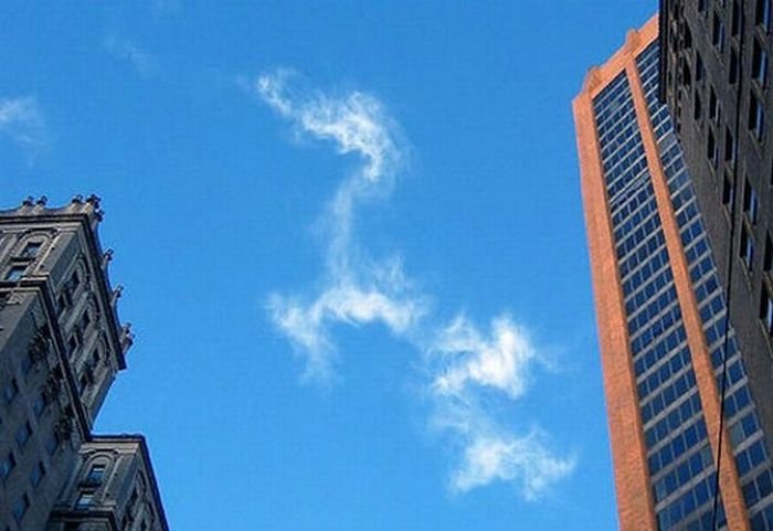 clouds formation creates a horse