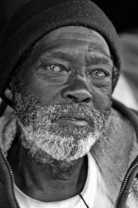 portrait of homeless