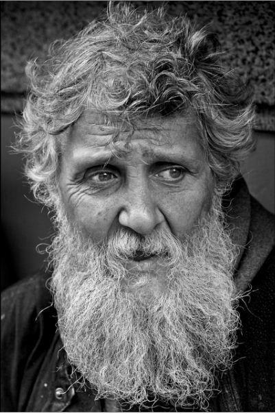 portrait of homeless